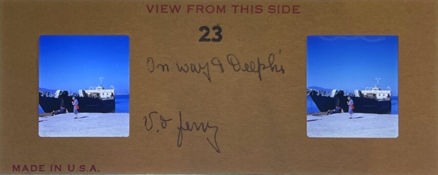 On the way to Delphi, Greece, 1955, Personal Realist