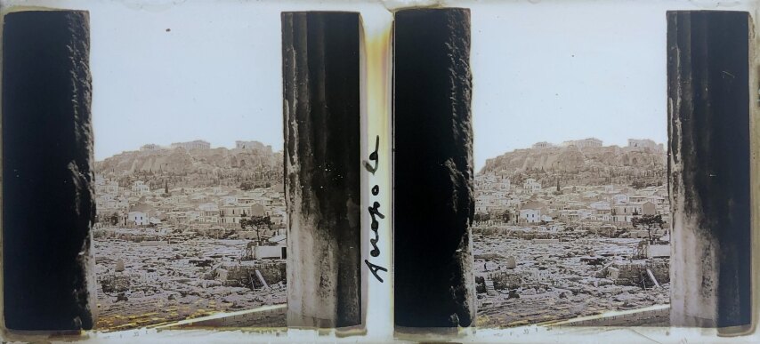 View of Acropolis and Parthenon 004, Personal Glass, 1930