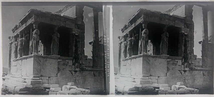 View of Acropolis 001, Personal Glass, 1930