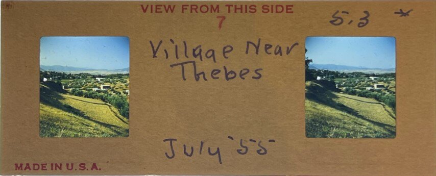 Village near Thebes, Greece, 1955, Personal Realist