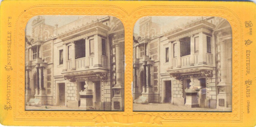 Greece Pavilion in the 1878 Paris Exhibition