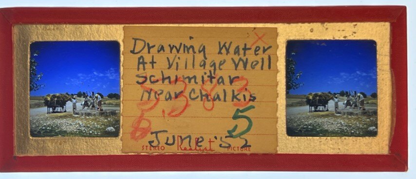 Drawing Water at Sximatari,Greece, 1952, Personal Realist