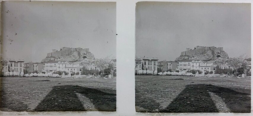 View of Acropolis and Parthenon 006, Personal Glass, 1930