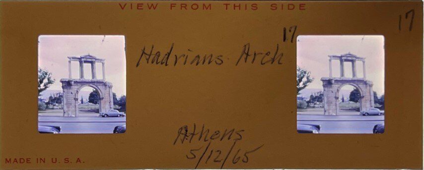 Hadrinas Arch 12 May 1965, Athens - Realist, Greece.jpg