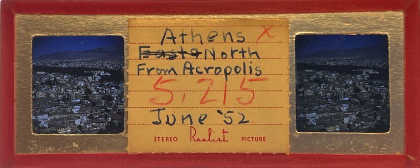 Athens North from Acropolis,Greece, 1952, Personal Realist