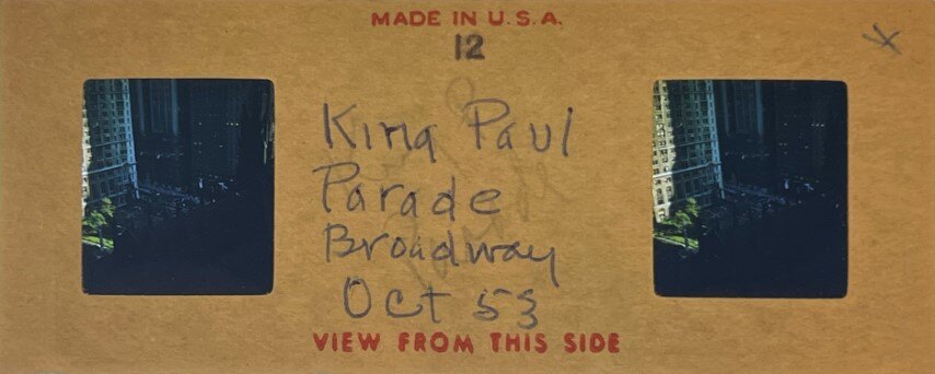 King Paul Parade, Athens,Greece, 1953, Personal Realist