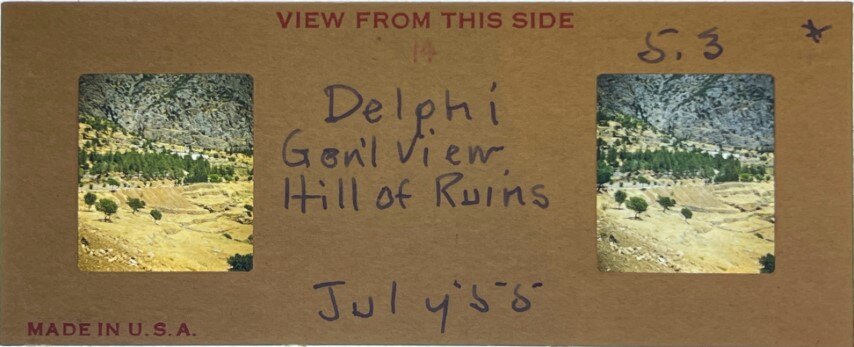 Delphi Hill 2, Greece, 1955, Personal Realist