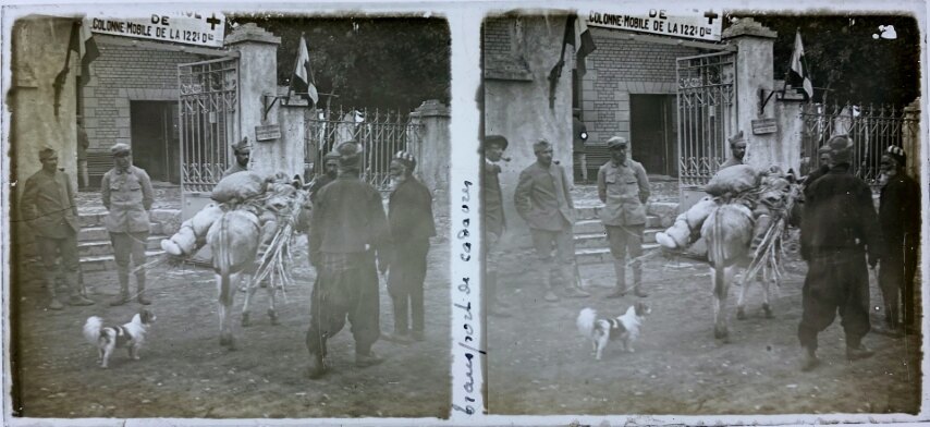 Collone Mobile 122, French Soldiers at Thessaloniki, Greece