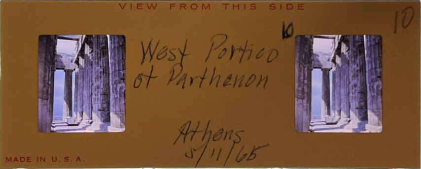West Portico of Parthenon 11 May 1965, Athens - Realist, Greece.jpg