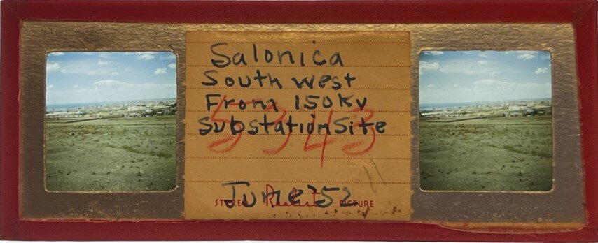 Salonica South West from 150KV Substation,Greece, 1952, Personal Realist