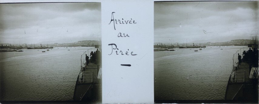 Ariving at Piraeus, Personal, 1911, Greece