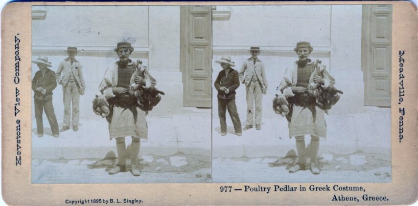 Poultry Pedlar in Greek Costume, Greece
