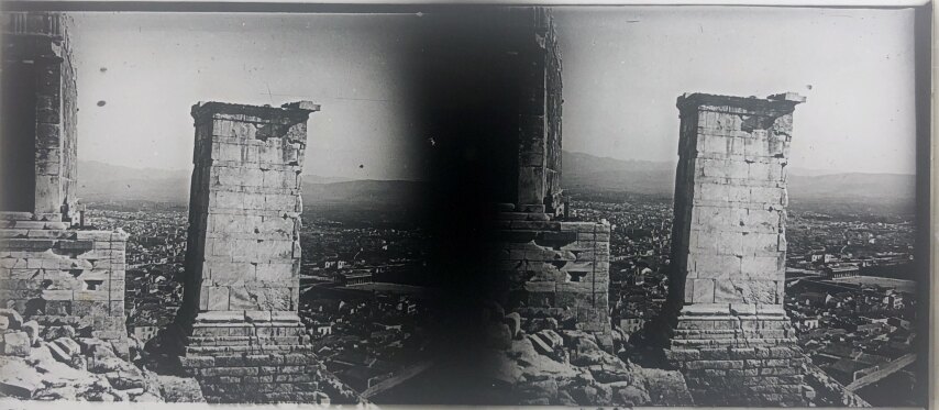 View of Acropolis 005, Personal Glass, 1930