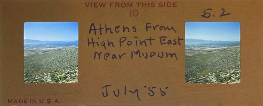 Athens fro Immitos, Greece, 1955, Personal Realist