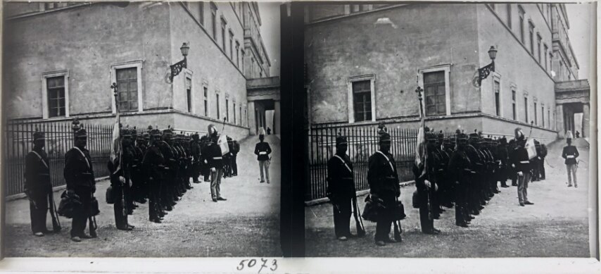 Views of Athens, Royal Guard at the Palace, Personal Glass, 1930