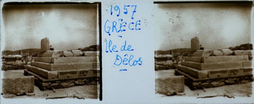 View of Delos, Personal, , Greece, 1957