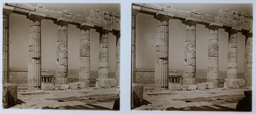 Athens, Acropolis, Personal Collection Glass, 1930, Greece (1)