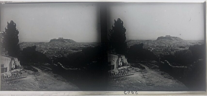 General view of Acropolis 3, Personal Glass, 1930, Greece