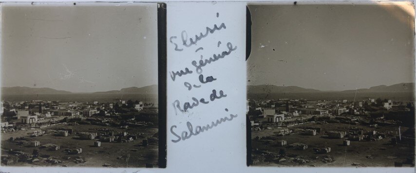 Eleusina, Salamina view, Personal Glass 1903, Greece.jpg