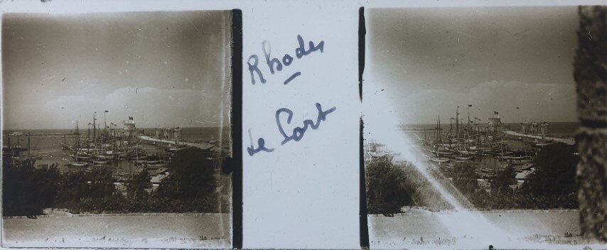 Rhodes Port, Personal Glass 1903, Greece.jpg