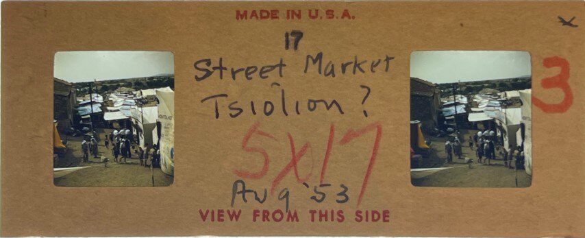 Street Market Tsiolion 3, Greece, 1953, Personal Realist