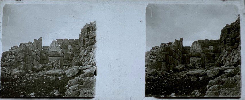 Mycenae Door, Greece, 1900
