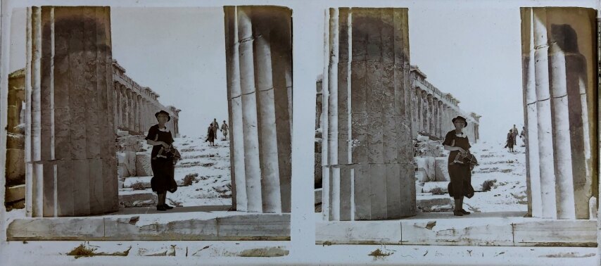 View of Acropolis 026, Personal Glass, 1930