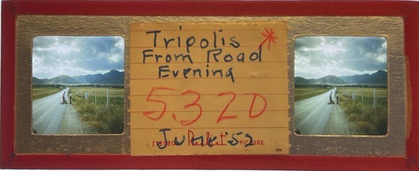 Tripolis from the road,Greece, 1952, Personal Realist