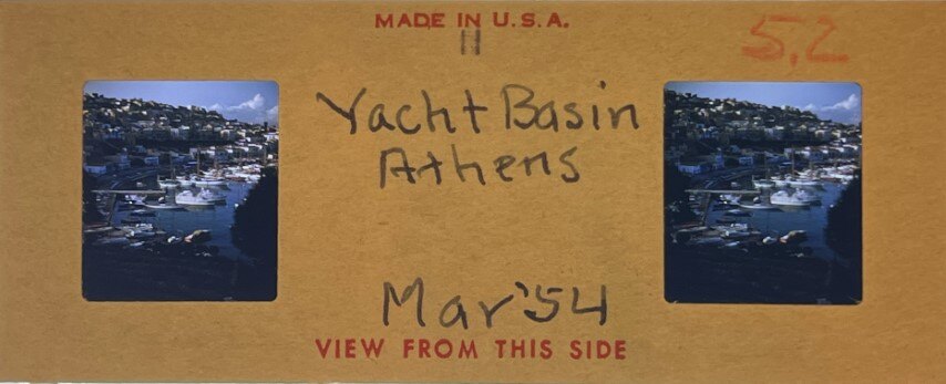 Athens Yacht Basin 2,Greece, 1954, Personal Realist