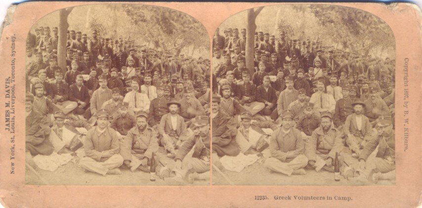 Greek Volunteers in Camp, 1897