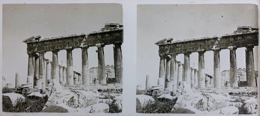 View of Acropolis 038, Personal Glass, 1930