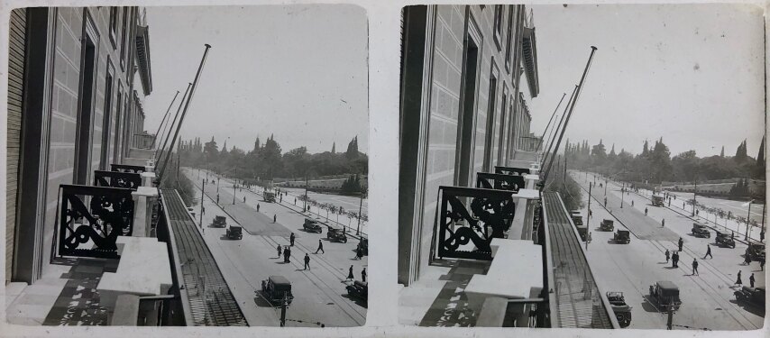 Views of Syntagma Square from Hotel, Personal Glass, 1930