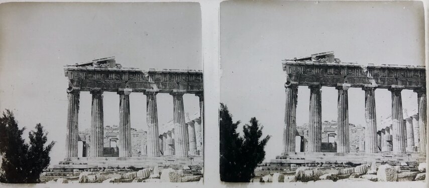 View of Acropolis and Parthenon 005, Personal Glass, 1930