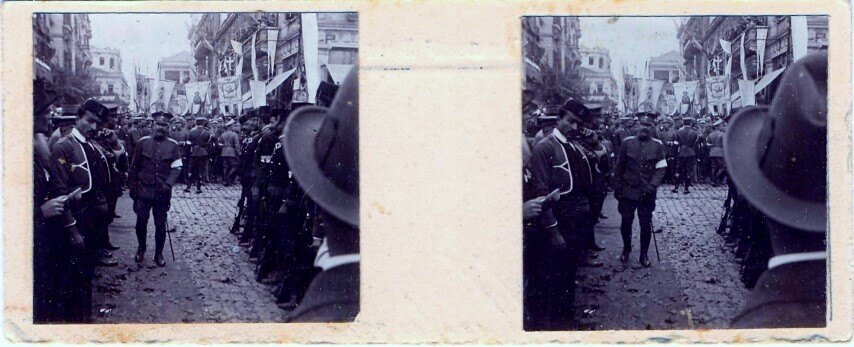 Russian troops arraving at Thessaloniki 4, Greece 30.06.1916