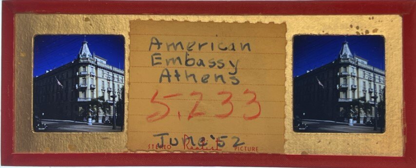 American Embassy, Athens,Greece, 1952, Personal Realist