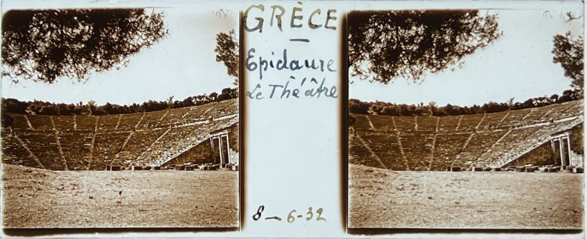 View of the base of Epidauros theatre - Glass, Greece.jpg
