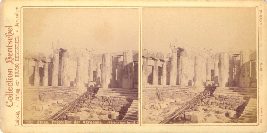 Entrance to Acropolis, Athens, Bruno Hentschel