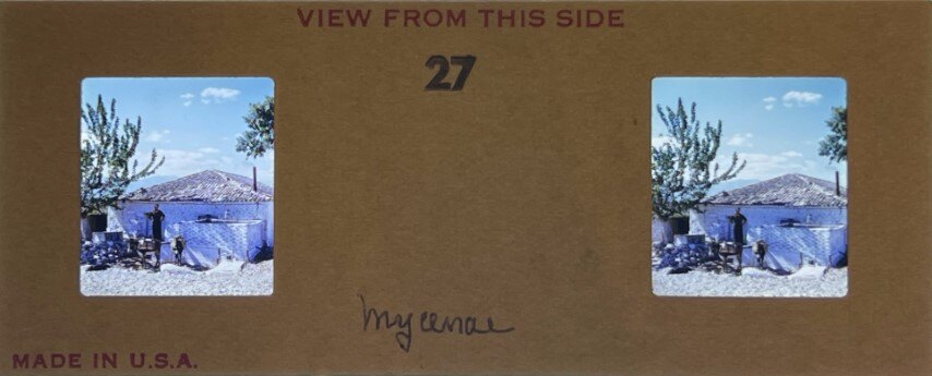 Mycenae view 11, Greece, 1955, Personal Realist