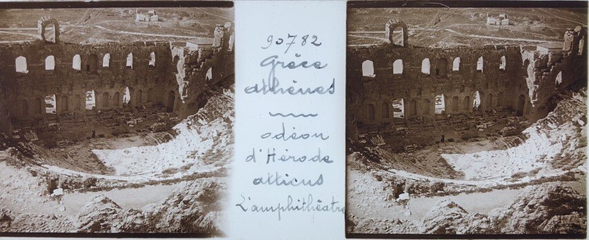 Athens overlloking Herodus Atticus theatre, Personal, 1911, Greece
