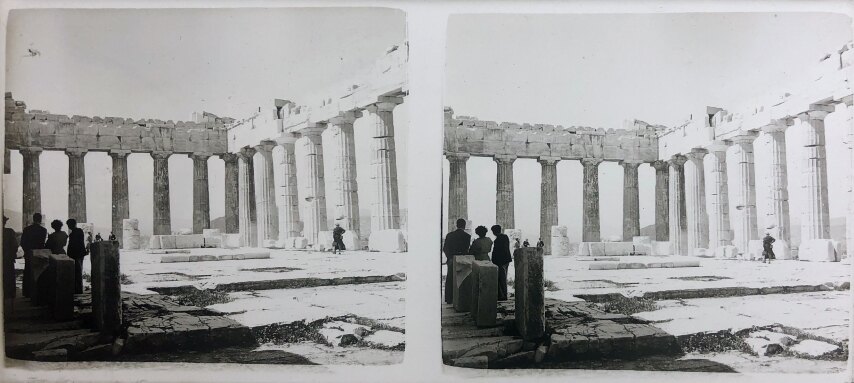 View of Acropolis 029, Personal Glass, 1930