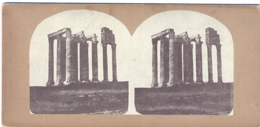 Ahens, Frank Good, Olympian Zeus Temple 2, 1875, Greece