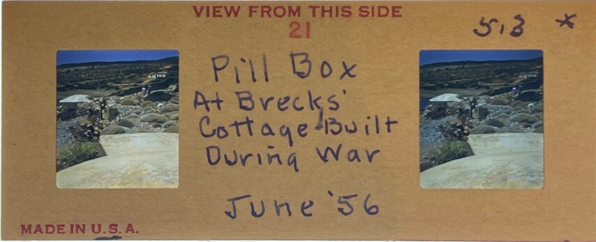 Pill box near Sounio, Greece, 1956, Personal Realist