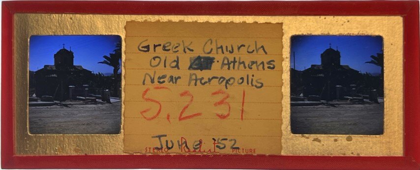 Old Church, Athens,Greece, 1952, Personal Realist