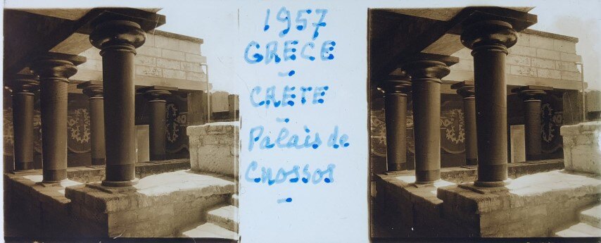 Knosos Palace, Personal, 1957, Greece