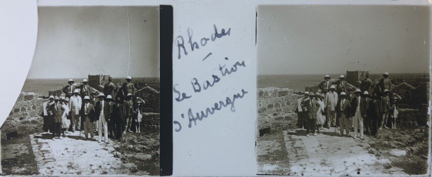 Rhodes visitors, Personal Glass 1903, Greece.jpg