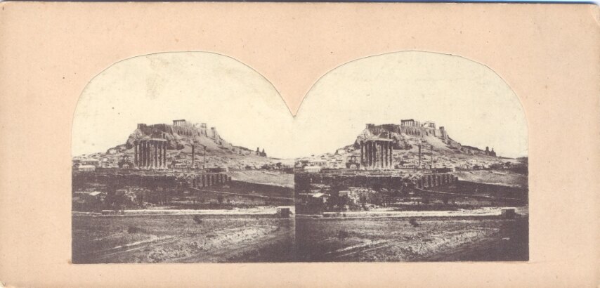 Ahens, Frank Good, Olympian Zeus Temple, 1875, Greece