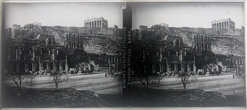 View of Acropolis 011, Personal Glass, 1930