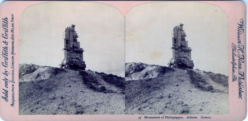 Monumnet of Philopappos, Athens, Greece, Griffith and Griffith