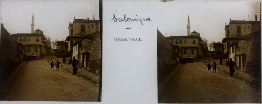 A road in Thessaloniki, Personal Glass, 1930