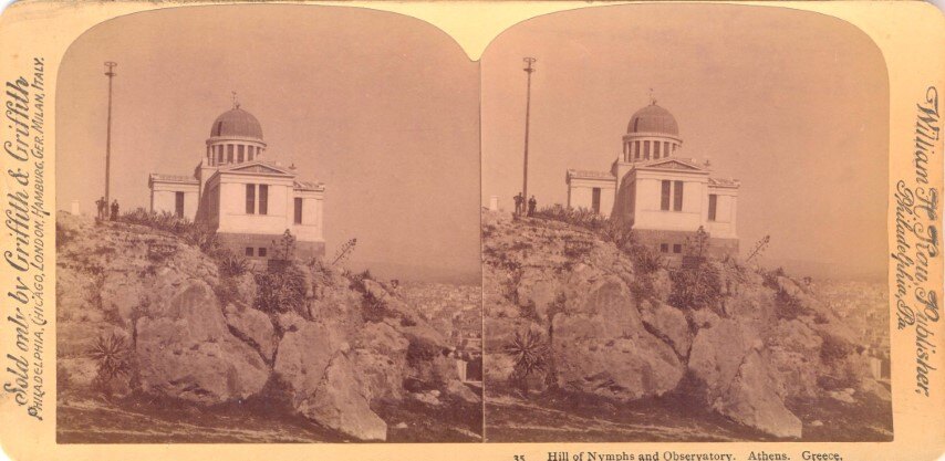 Hill of Nymphs and Observatory, Athens, Greece, 1905 Griffith
